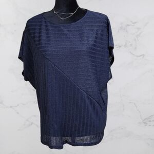 Women's large Gilli drape short sleeve top